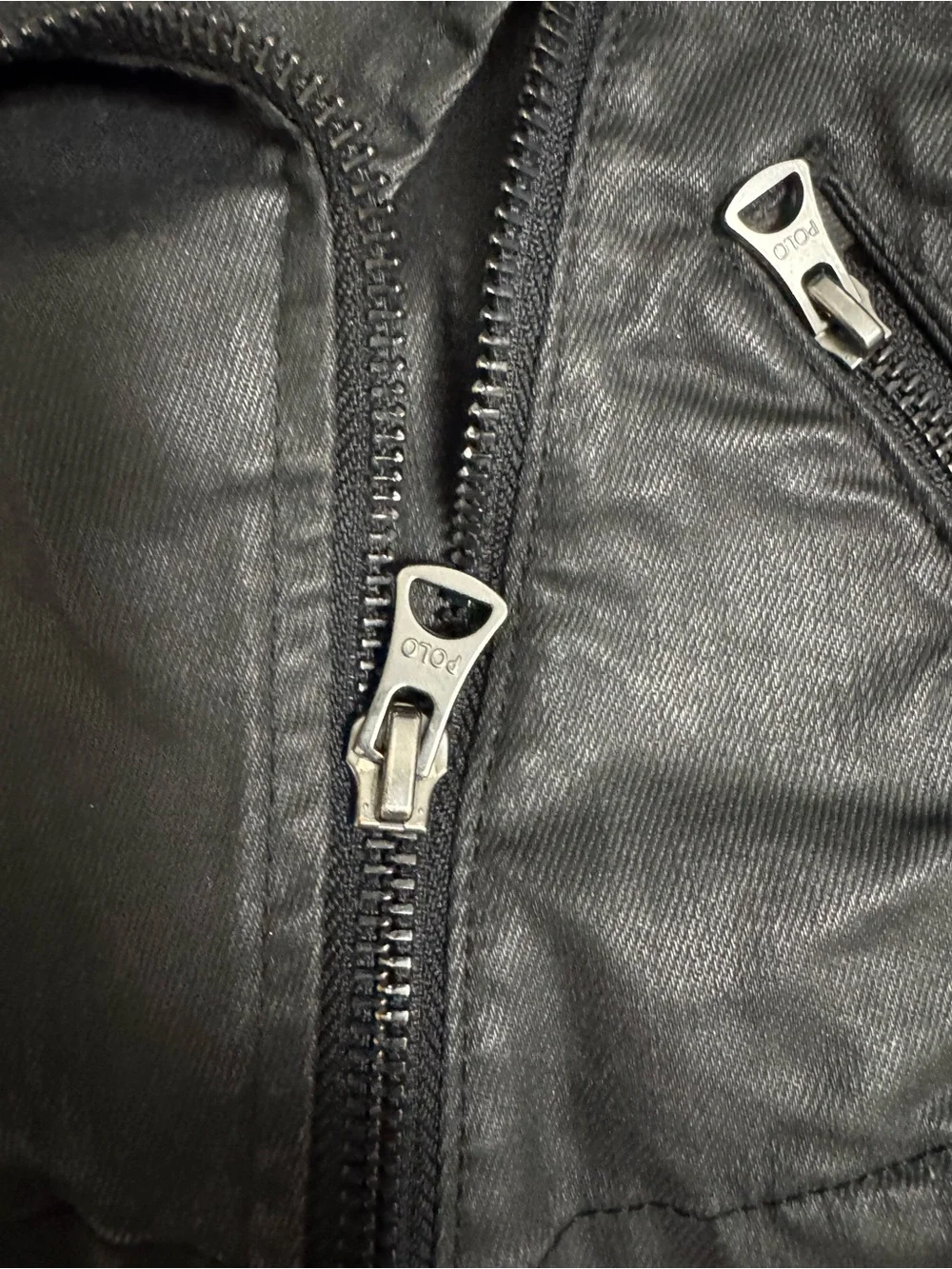 Ralph Lauren Black moto Jacket
